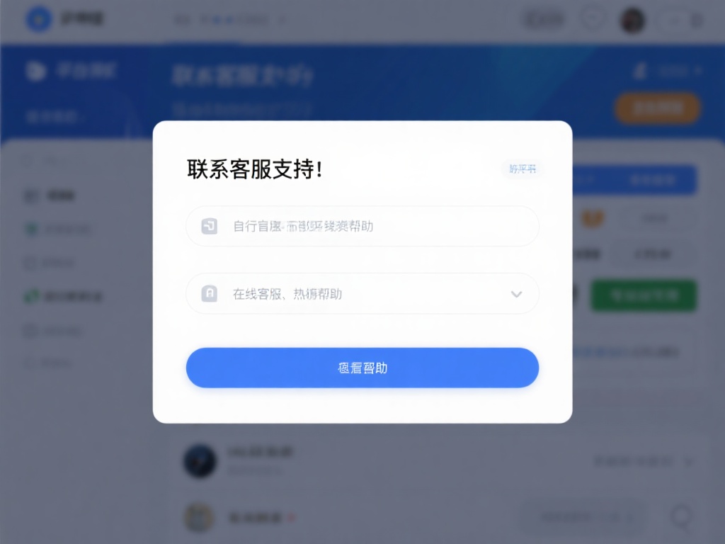 联系客服支持：如果自行排查无果，可以通过平台的在线